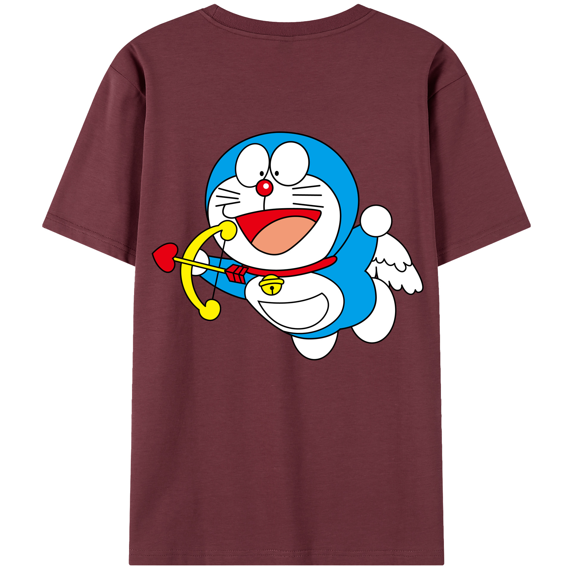 （画像用） ドラえもん Doraemon 綿100％半袖Tシャツ（背面プリント）
